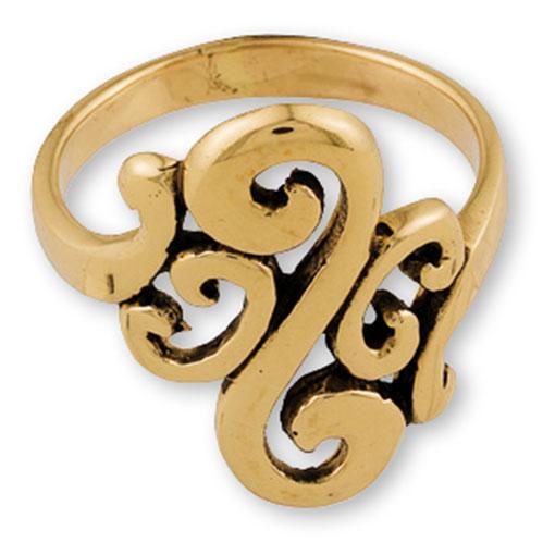 Gypsy Gold Ring Filigree design