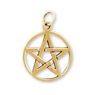 Gypsy Gold Pentagram Pendant- 20mm