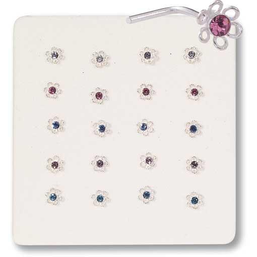Sterling Silver Nose Pins, Nose Rings & Nail Rings