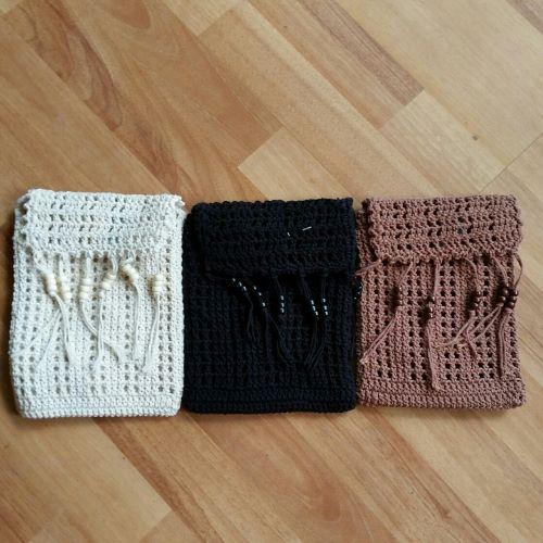'Sienna' Crochet Bag- SMALL