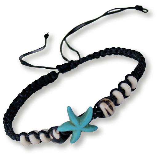 Starfish Beaded Bracelet 10 pack - Back in stock
