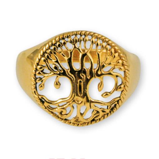 Tree Of Life Gypsy Bronze Ring