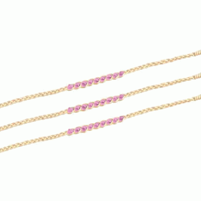 Pink Dream Beads Bracelets- Love (pack of 10)